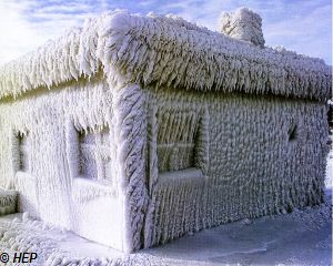 Kuća okovana ledom, © HEP